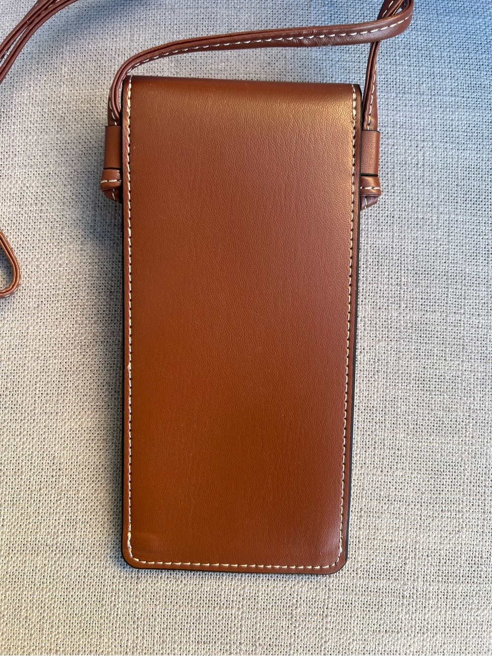 Celine Calfskin Sunglasses or Phone Pouch With Flap Tan - Picture 3 of 5